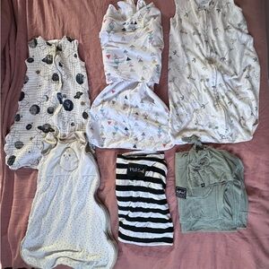 Small sleep sacks 0-6months, Halo, nested bean, milk snob